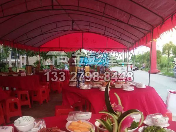 婚庆喜篷案例现场