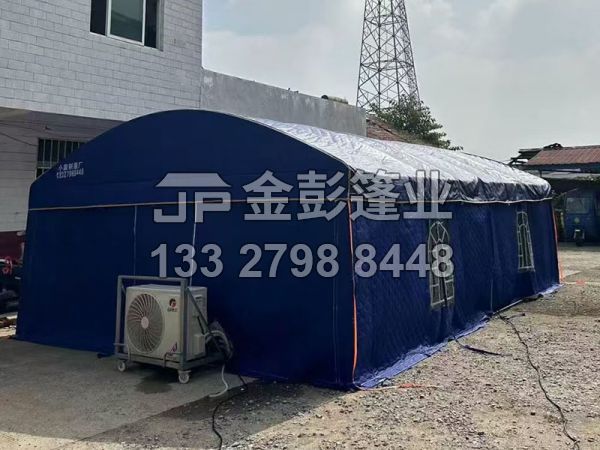 空调彩棚案例现场